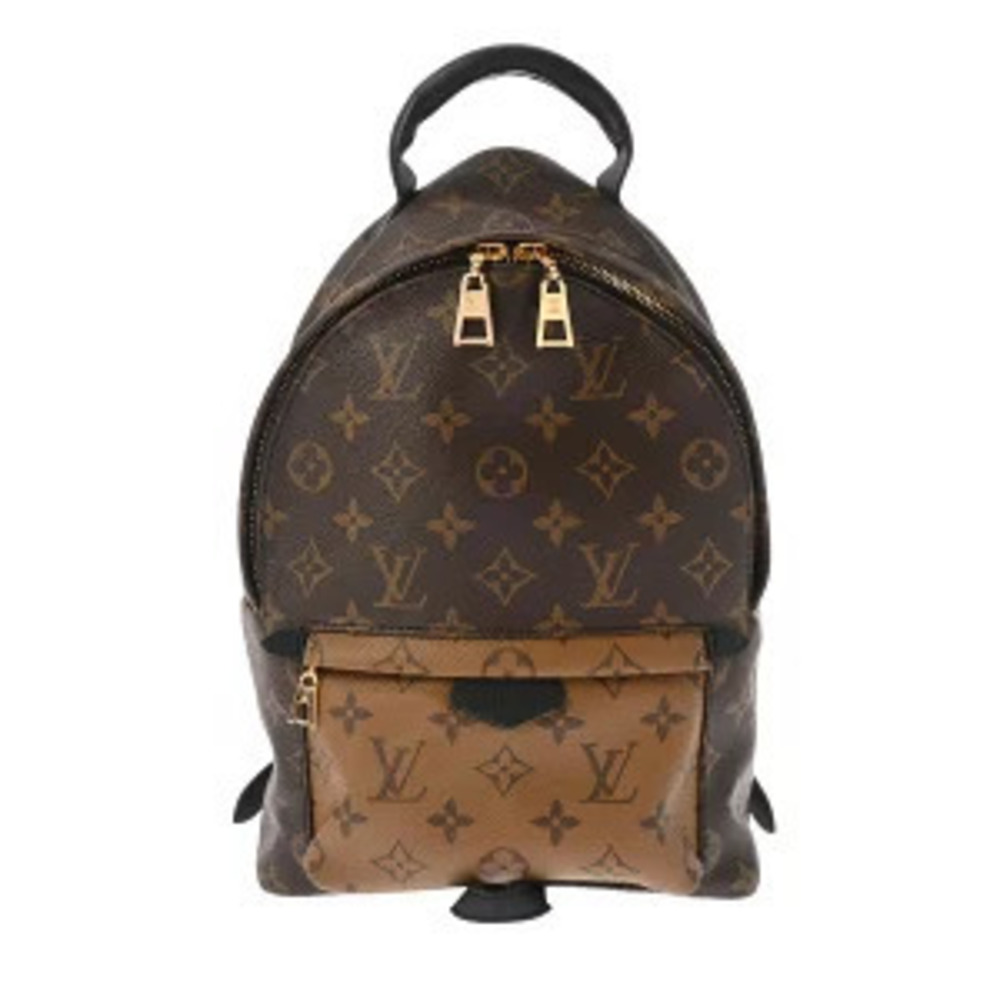 Louis Vuitton Monogram Reverse Palm Springs Backpack Brown Canvas Daypack Bag